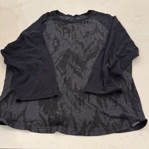 Ezekiel Charcoal Long Sleeve Shirt